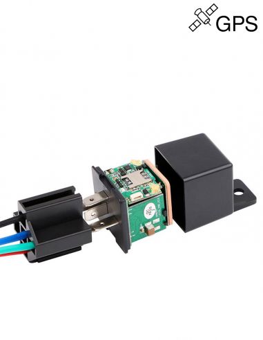 Traceur GPS dissimulé dans un relai