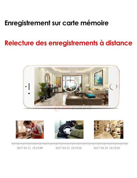 Lecteur DVD avec caméra espion - détails produit