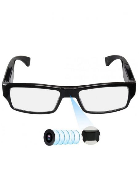 Lunettes HD camera espion invisible