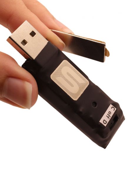 Mini micro espion enregistreur avec son aimant