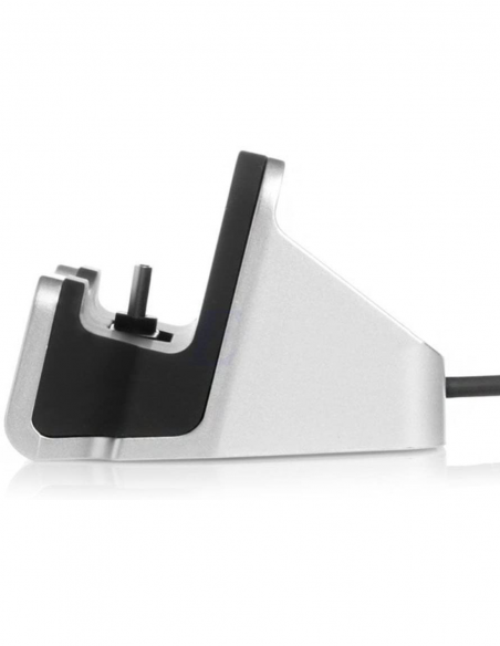 Dock telephone/chargeur type C camera/micro GSM - de côte