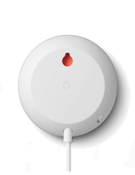 Enceinte connectee google Nest Mini - micro gsm - de dos