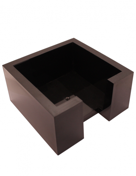 Bloc cube noir pour papier post-it micro GSM