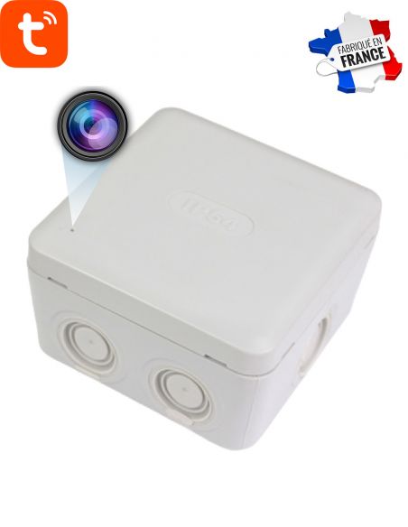 Camera wifi HD dans une boite de derivation - tuya
