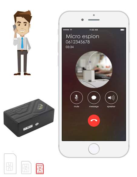 Balise GPS grande autonomie etanche - appel