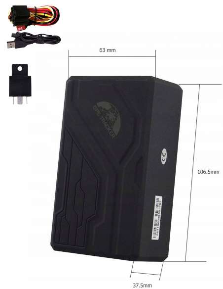 Balise GPS grande autonomie etanche - dimensions