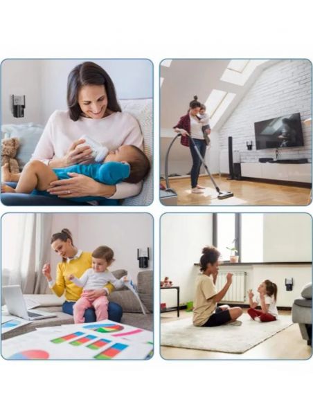 Répéteur wifi sans fil avec caméra dans différente salle