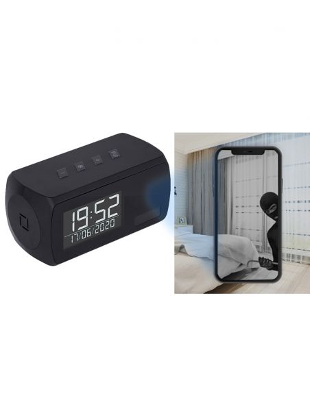 Réveil caméra wifi Full HD