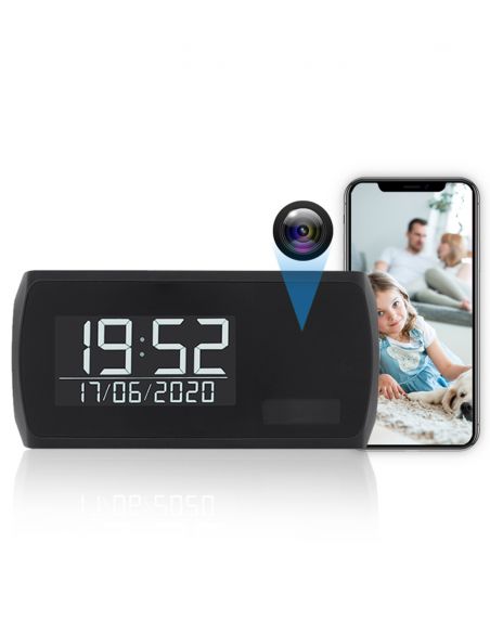 Réveil caméra wifi Full HD