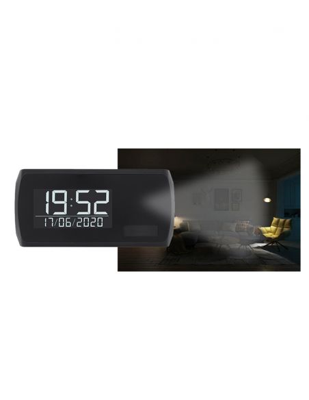 Réveil caméra wifi Full HD vision nocturne