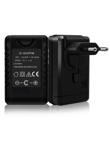 Adaptateur secteur avec caméra wifi Full HD
