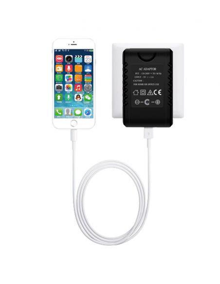 Adaptateur secteur avec caméra wifi Full HD