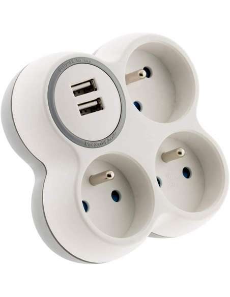 Micro GSM espion - multiprise triplette espionne - ecoute a distance