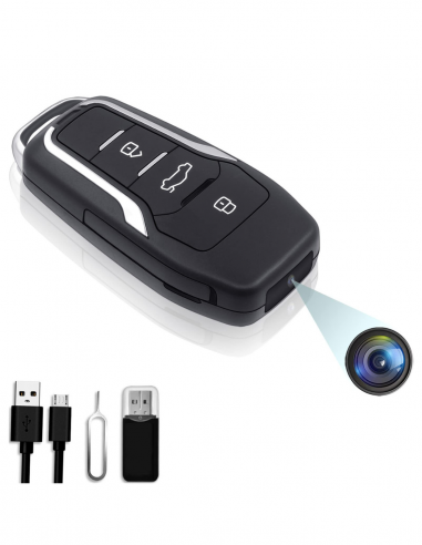 Clé de voiture caméra espion Full HD...