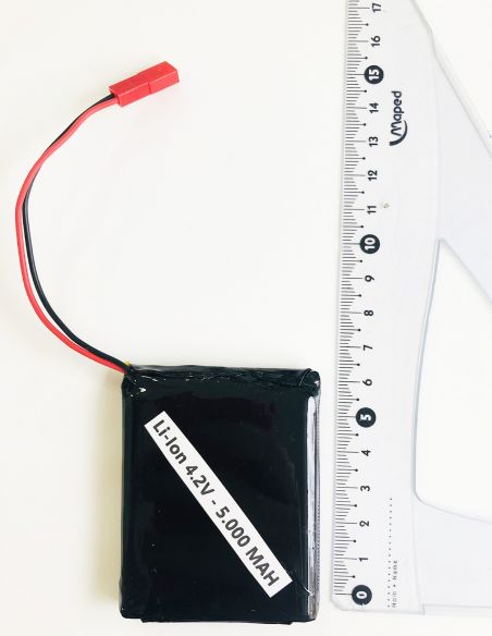 Batterie 5000 MAH pour camera et GSM - dimensions